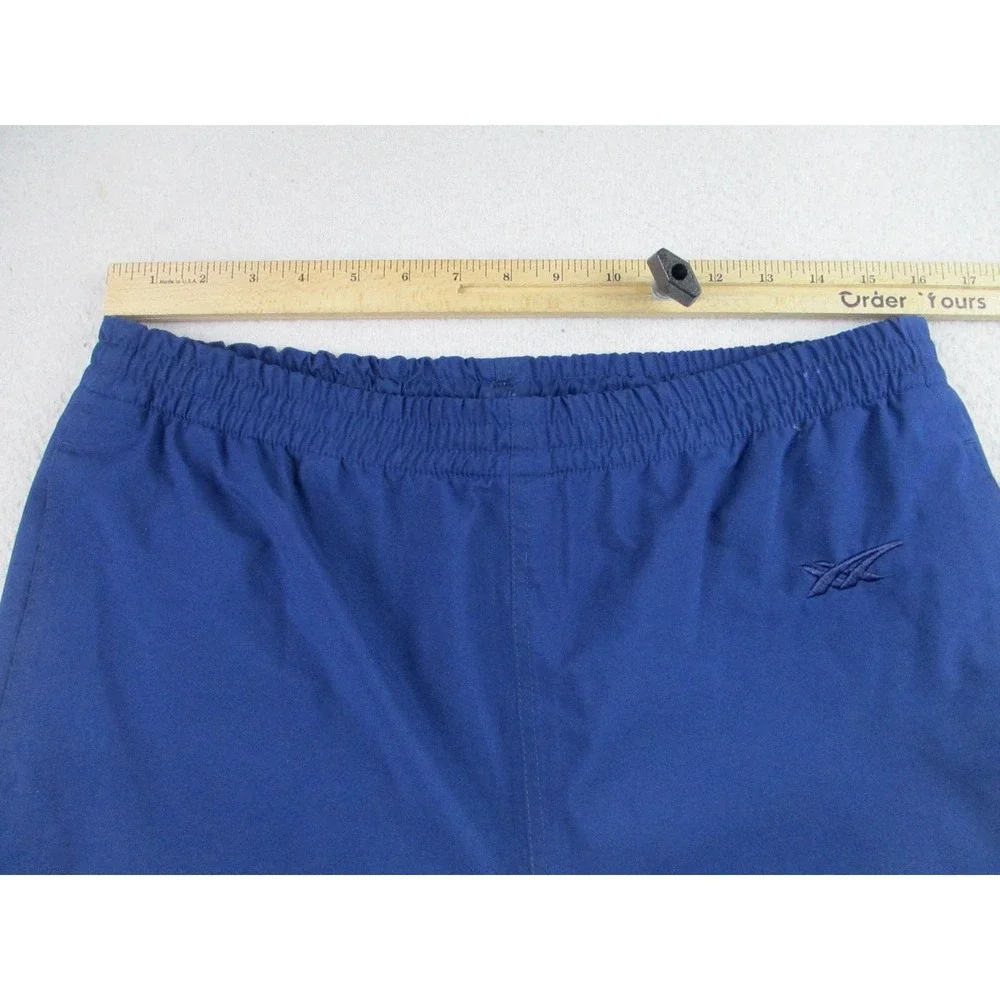 ASICS Pants Mens Medium Blue‎ Gore-Tex Waterproof Rain Zip Ankle Nylon GB-03